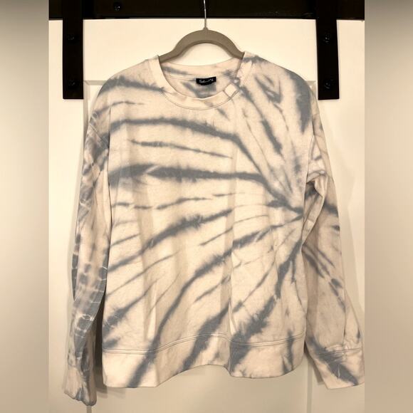Splendid White and Blue Tie-Dyed sweatshirt. Size sm - Picture 1 of 2